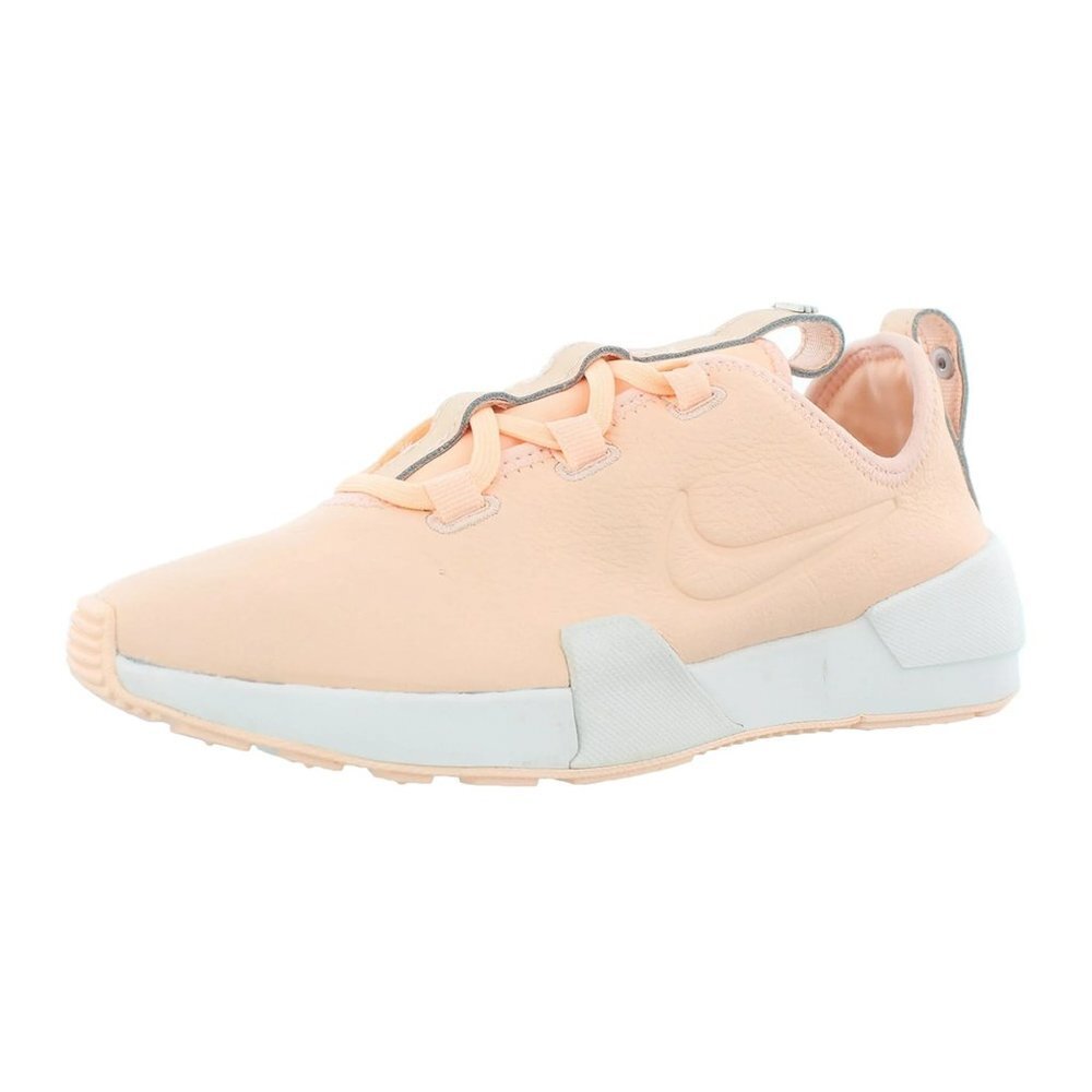 Nike Womens Ashin Modern LX Faux Leather Logo Sneakers‎ Pink - Size 9